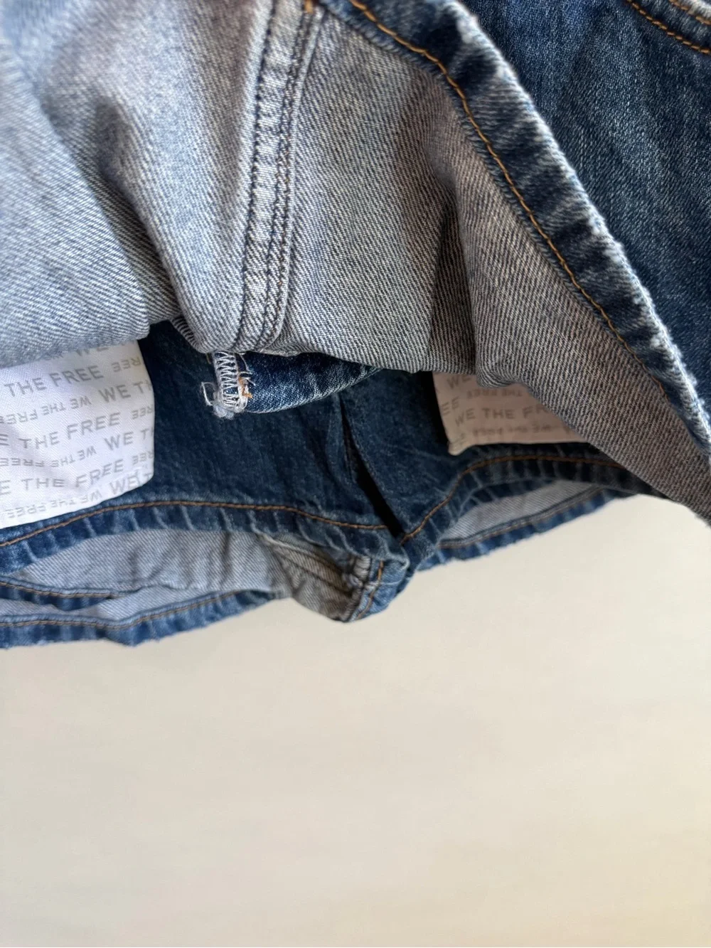 FREE PEOPLE We the Free Demi Denim Skort
